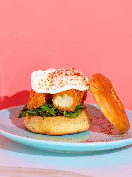 Chicken and egg sandwich