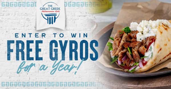 free gyros for a year contest