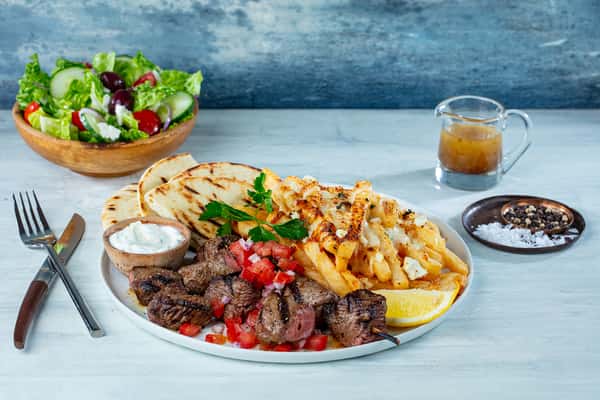 Grilled Steak Souvlaki