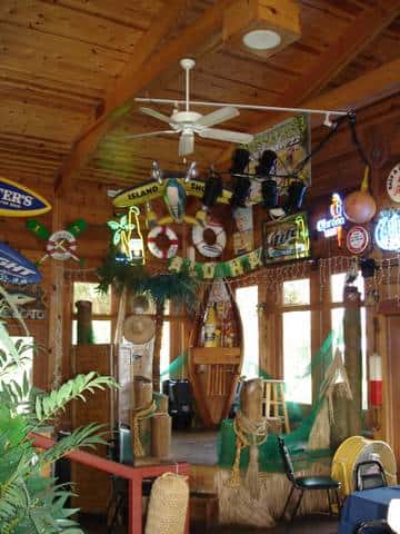 Ceiling with multiple decorations