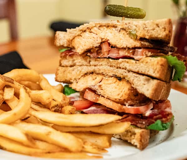 Blackened Salmon Sandwich*