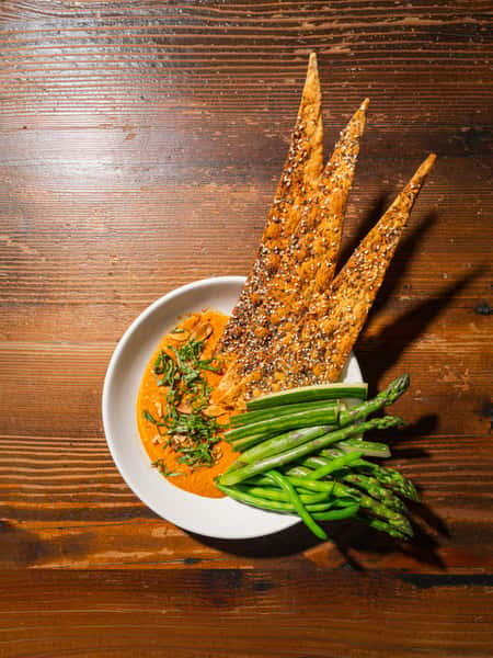 Roasted Red Pepper Romesco Dip