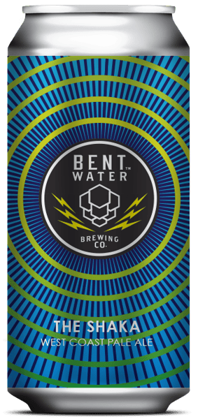 Bent Water Brewing, The Shaka, West Coast Pale Ale Lynn, MA. 5.3%