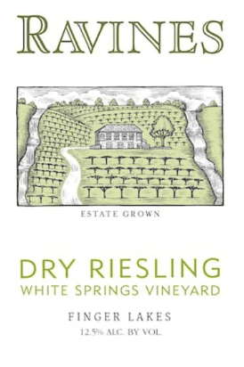 Riesling, Ravines 2023 Finger Lakes, NY