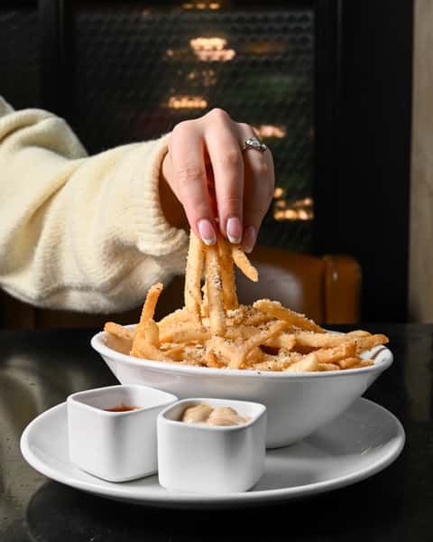 Rosemary Parmesan Shoestring Frites