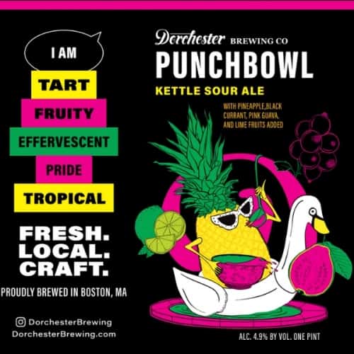 Dorchester Brewing Co., Punchbowl Kettle Sour Ale, Boston, MA 5.0%
