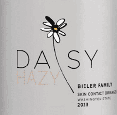 Orange, (Skin Contact), Bieler Wine, Daisy Hazy, 2023, Columbia Valley, WA