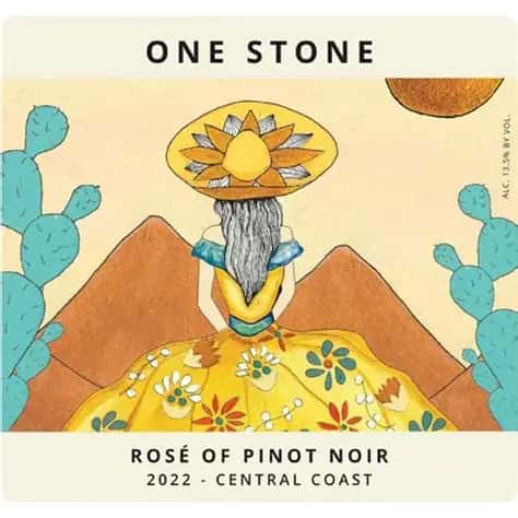 Rose, One Stone Cellars 2023 Paso Robles, CA