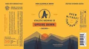Athletic Brewing Co., Upside Dawn Golden Ale, Stratford, CT 0.5%