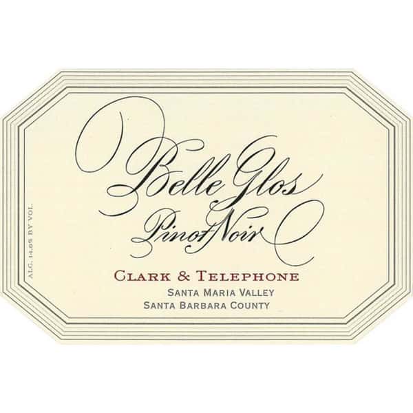 Pinot Noir, Belle Glos "Clark & Telephone" 2022 Santa Maria Valley, CA
