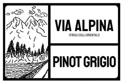 Pinot Grigio, Via Alpina, Colli Orientali Del Friuli, 2025, Friuli-Venezia Giulia, IT