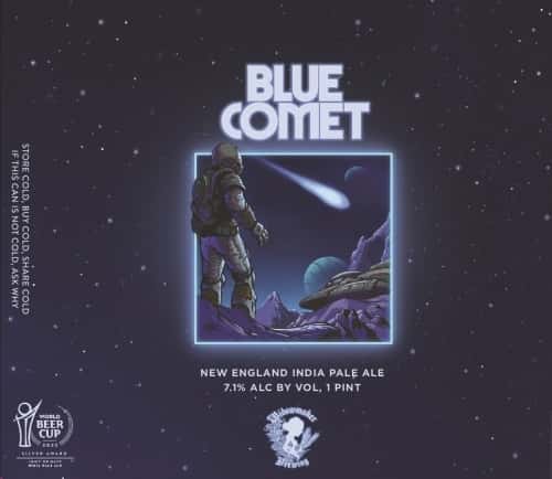 Widowmaker Brewing, Blue Comet New England IPA Braintree MA 7.1%