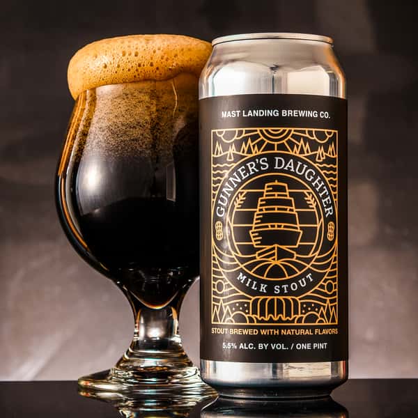 Mast Landing, Gunners Daughter, Peanut Butter Stout, Westbrook, ME 5.5%