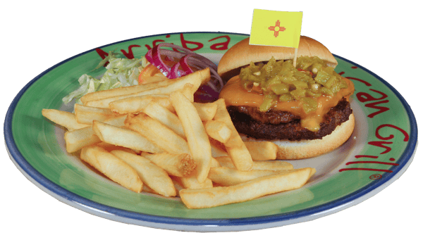 Hatch Chile Cheese Burger