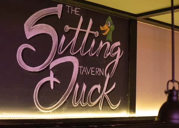 sitting duck sign