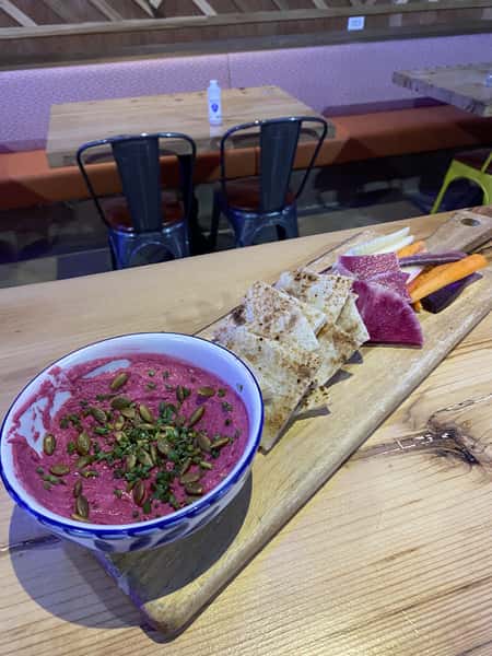 Beet Ricotta Hummus