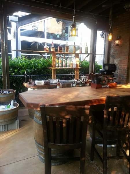 restaurant seating area