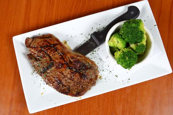 steak and broccoli
