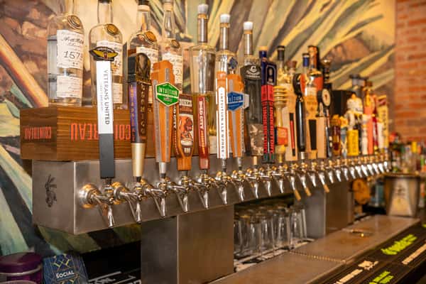 Beer tap dispenser handles