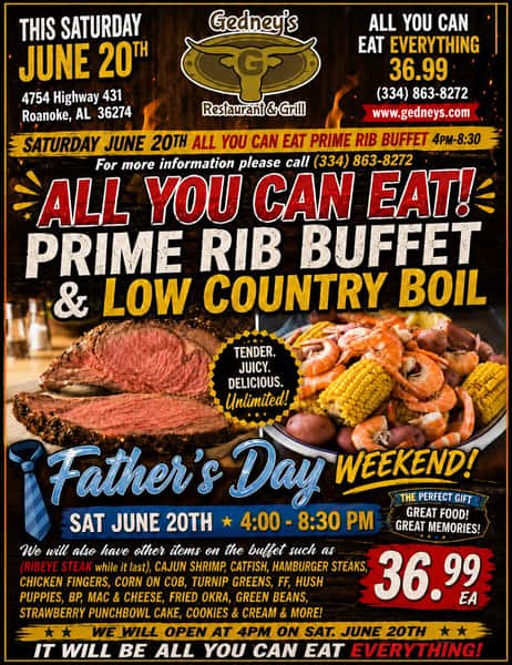 Prime Rib Buffet