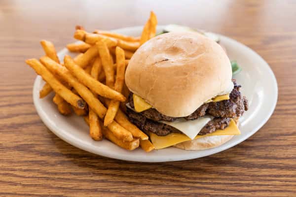Double cheeseburger