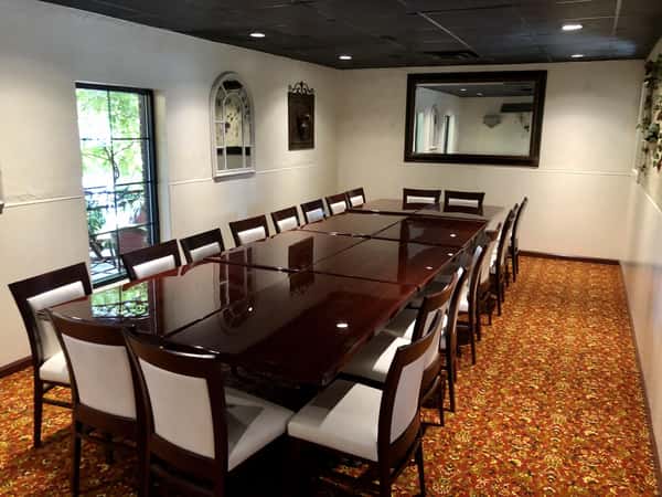 the Jag private dining room