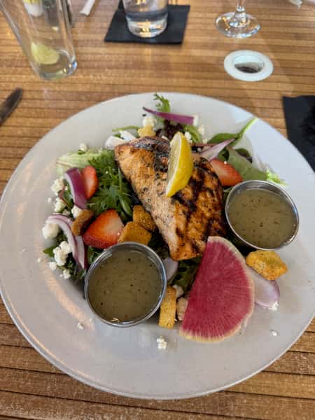 Fish and vegetables