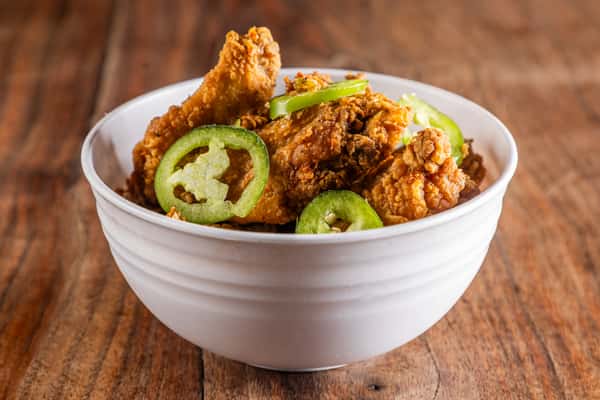 Dry Fried Chicken Wings