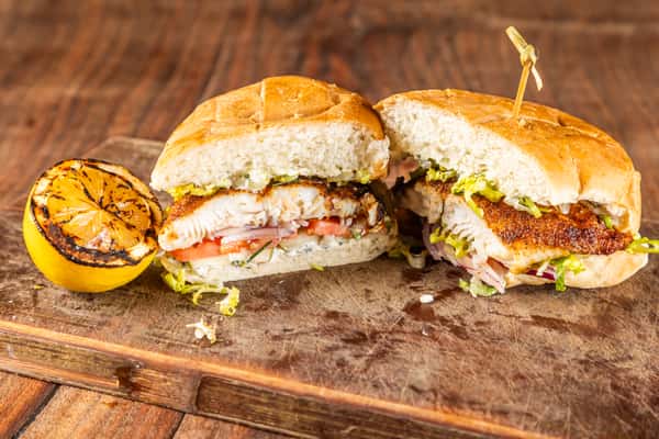 Po-Boy Catfish Sandwich