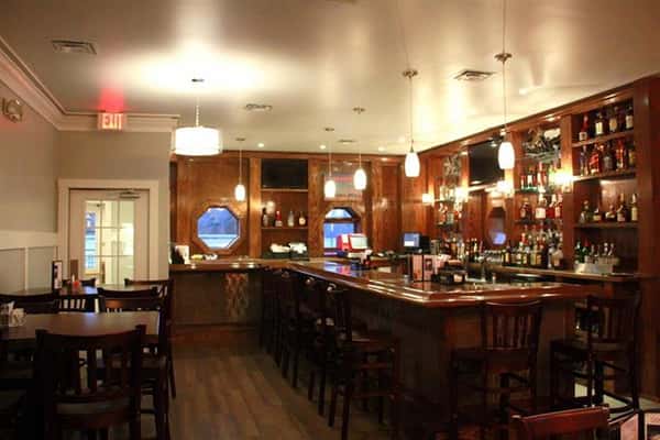 interier bar with stools