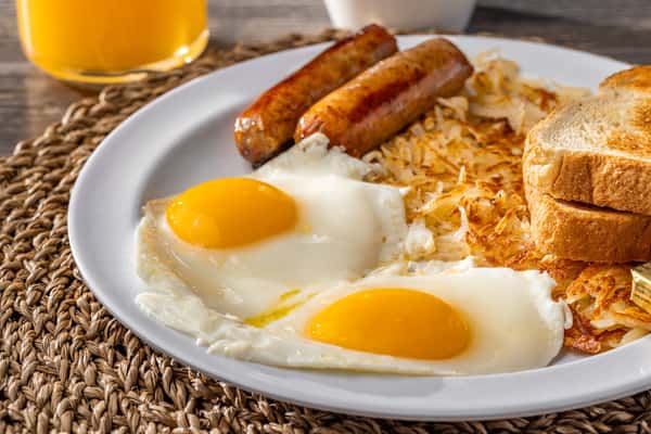 Good morning, early birds! 🌞 Rise and shine with our NK Breakfast. Featuring a perfect breakfast combo of two eggs your way, your choice of meat, crispy hashbrowns, and toast. It's the most important meal of the day made even better at Nikki's Kitchen. Start your day the right way! #NikkisKitchen #NKBreakfast #GoodMorningStartsHere🍳 🥓 🍞