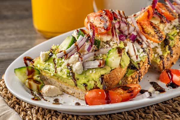 Greek Avocado Toast