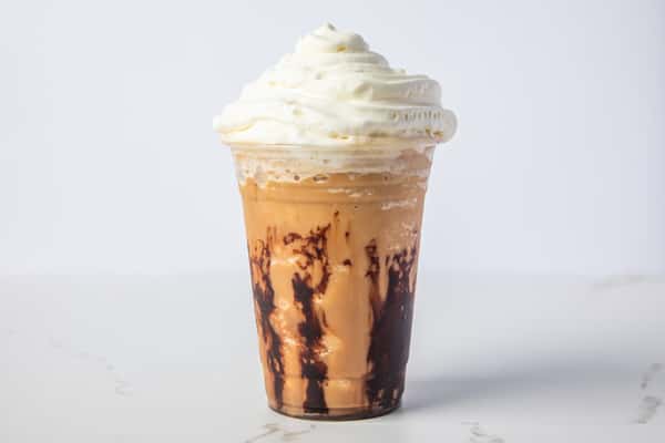 Blended Espresso topped with whipped cream