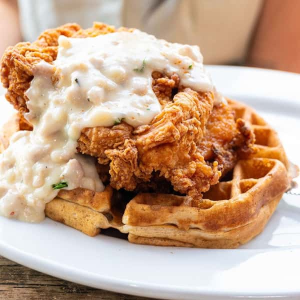fried chicken & waffle