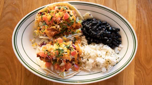 Beer-Battered Fish Taco Plate