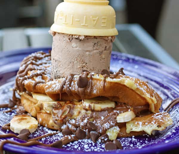 Toasty Hot Giant Waffle