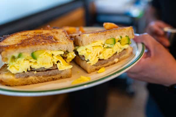 Grilled Sourdough Breakfast Melt