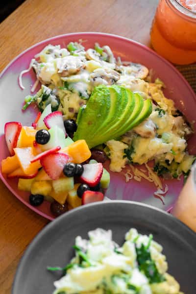 Chicken Florentine Omelet