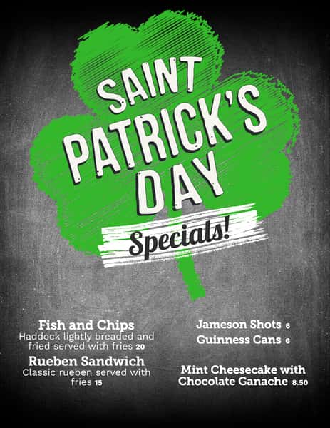 St. Pat's Specials