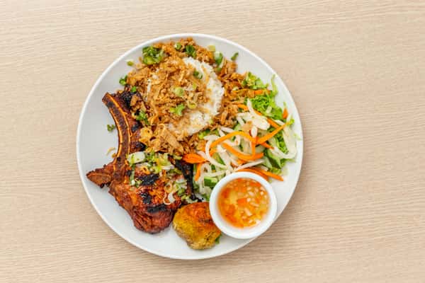 Grilled Pork Chop Platter