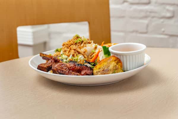 Grilled Pork Chop Platter