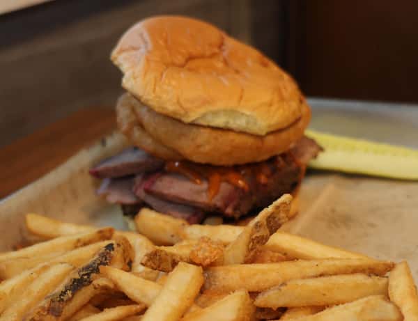 The Iron House Brisket Burger