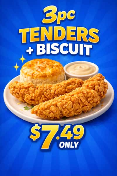 3PC TENDERS + BISCUIT