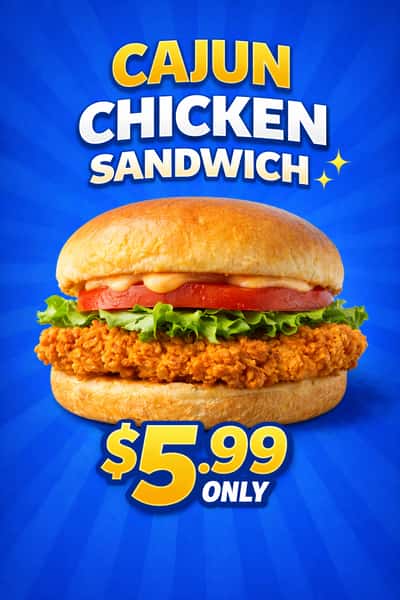CAJUN CHICKEN SANDWICH