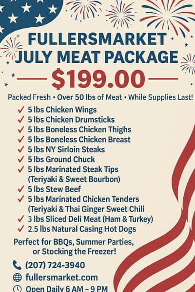 fullersmarket july meat packege