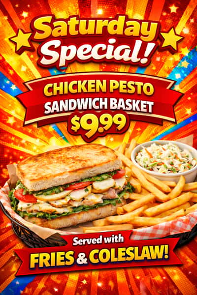 SATURDAY SPECIAL CHICKEN PESTO BSK
