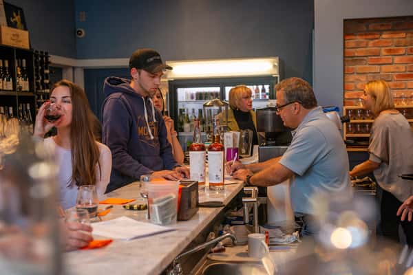 group of people inside the business