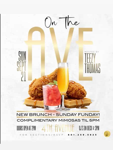 I’m sure you’ve heard the return of our Sunday brunch is here! 

Ladies pull out that cute sundress and meet us downtown!

Join us and experience what the city is raving about. 🧇🐓🐑