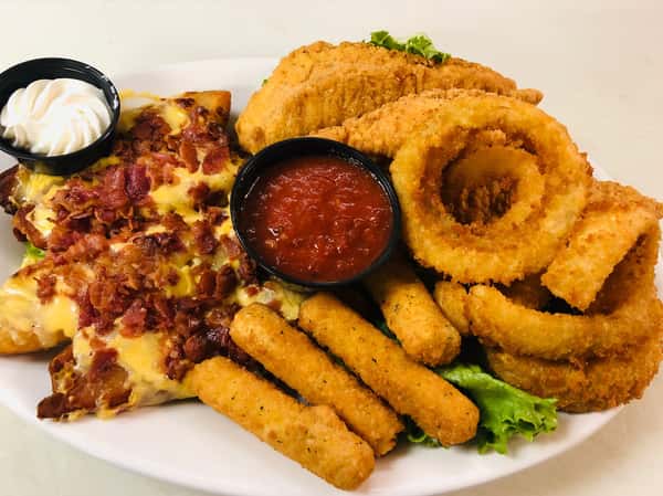 Combination Platter Providence Menu Gregg's Restaurants & Taverns