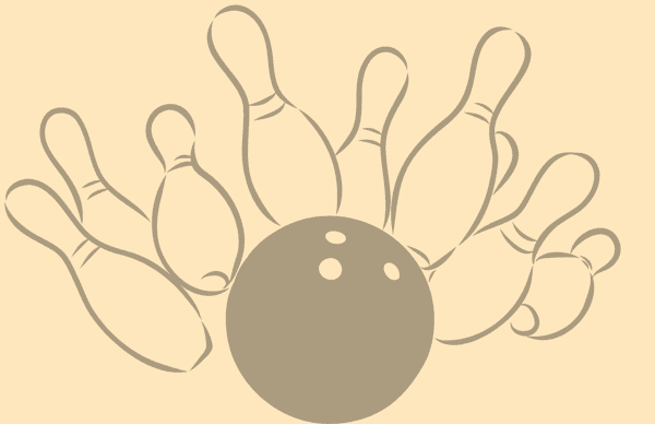 bowling drawing
